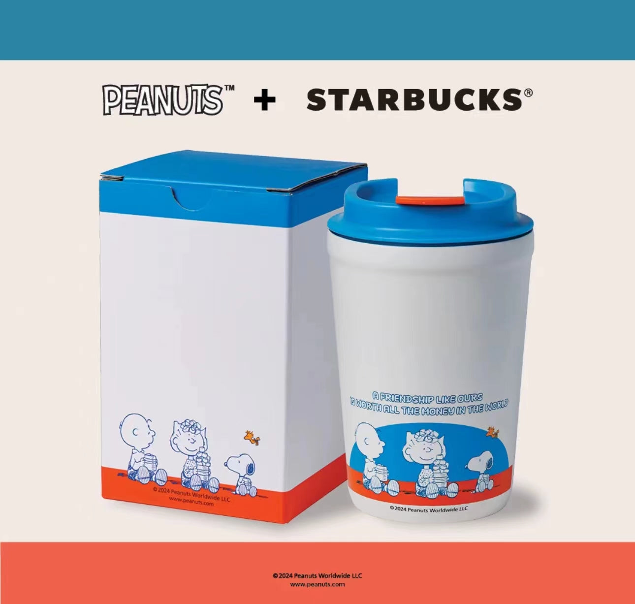 Starbucks X Peanuts co-brand collection stainless steel cup