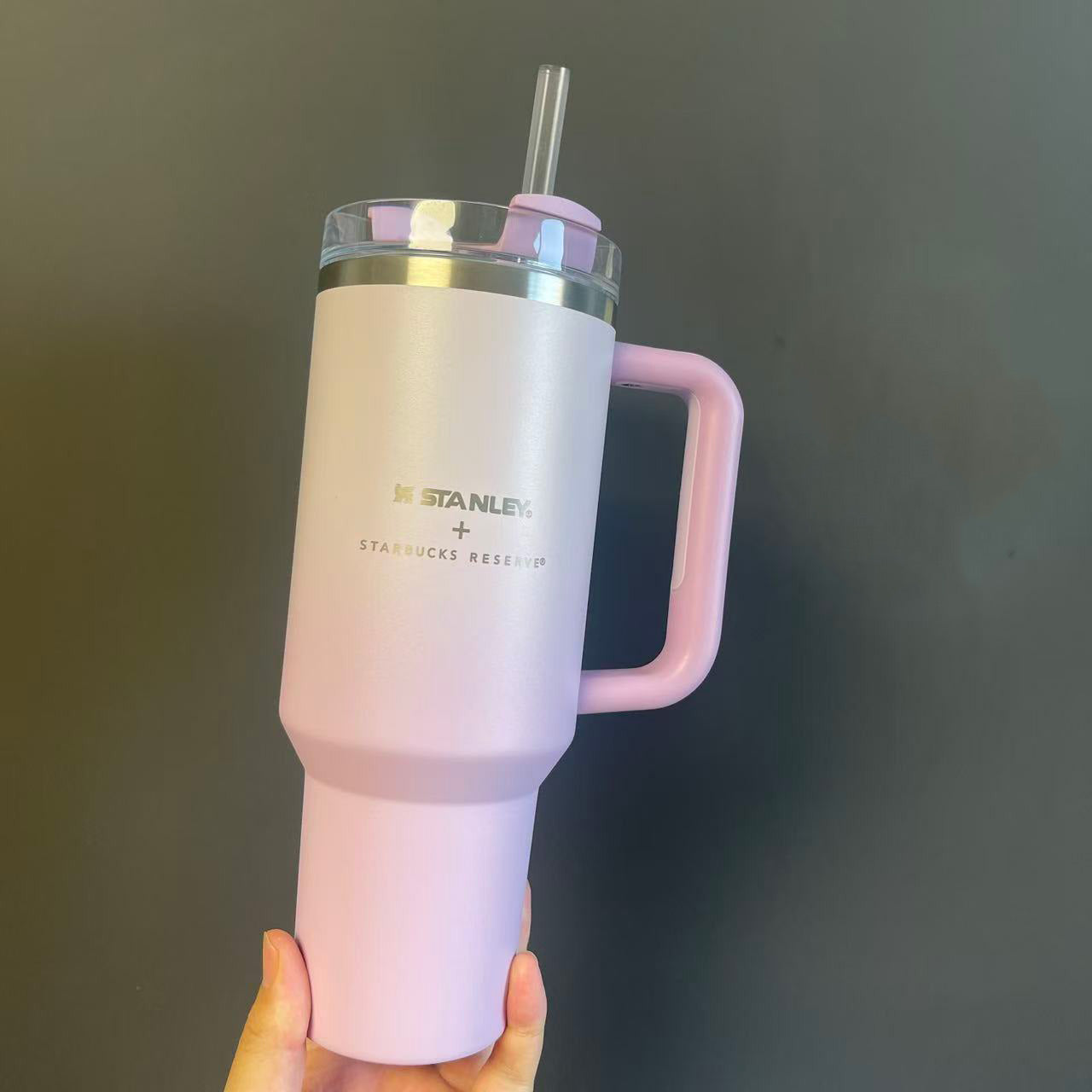 tiny flaw Starbucks X Stanley gradient purple stainless steel cup 40oz