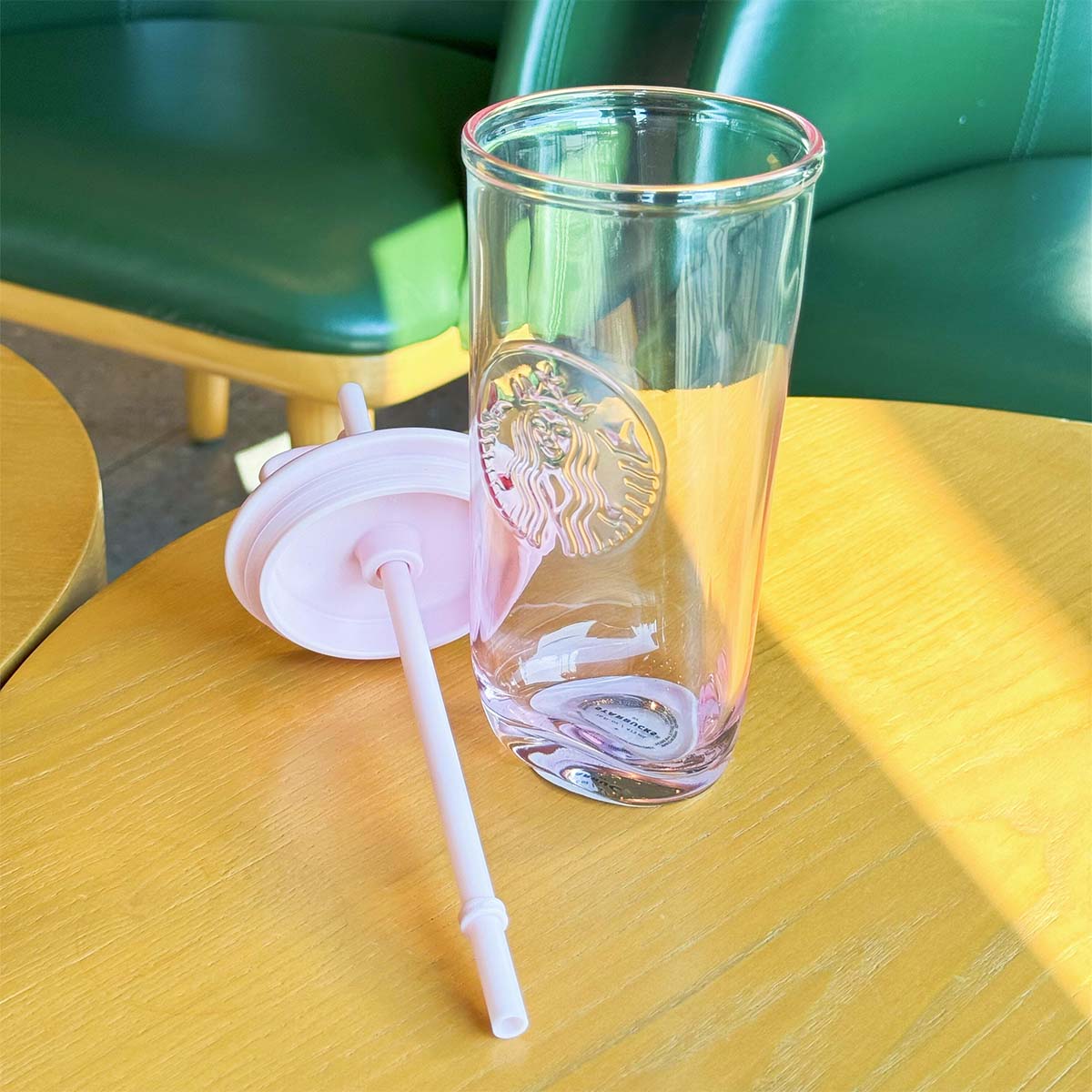 Starbucks 2021 Spring Release Pink Glass Twist Ombre 18 Oz 