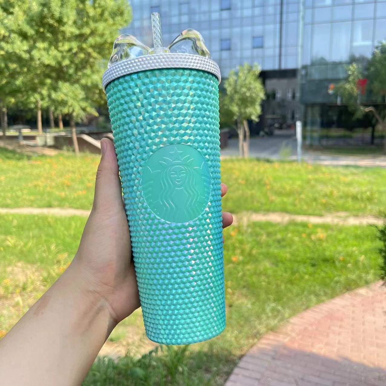 Starbucks Philippine 2023 Tiffany studded cold cup 24oz