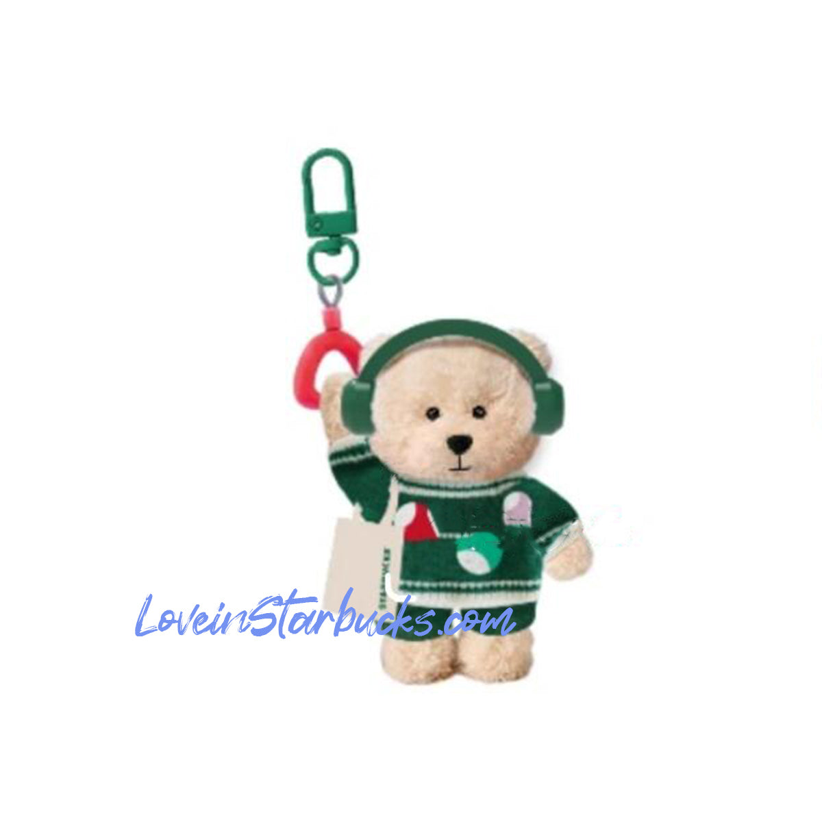 pre-order Starbucks China Christmas Keychain - clothes can be DIY