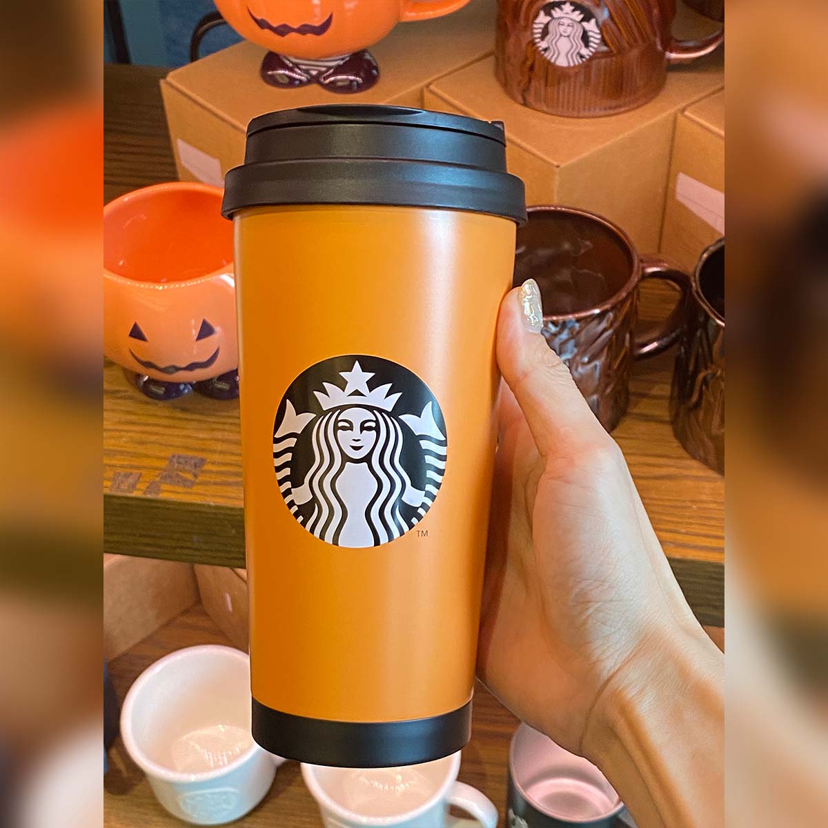 Starbucks Orange Tiger 473ml / 16oz Stainless Steel Cup