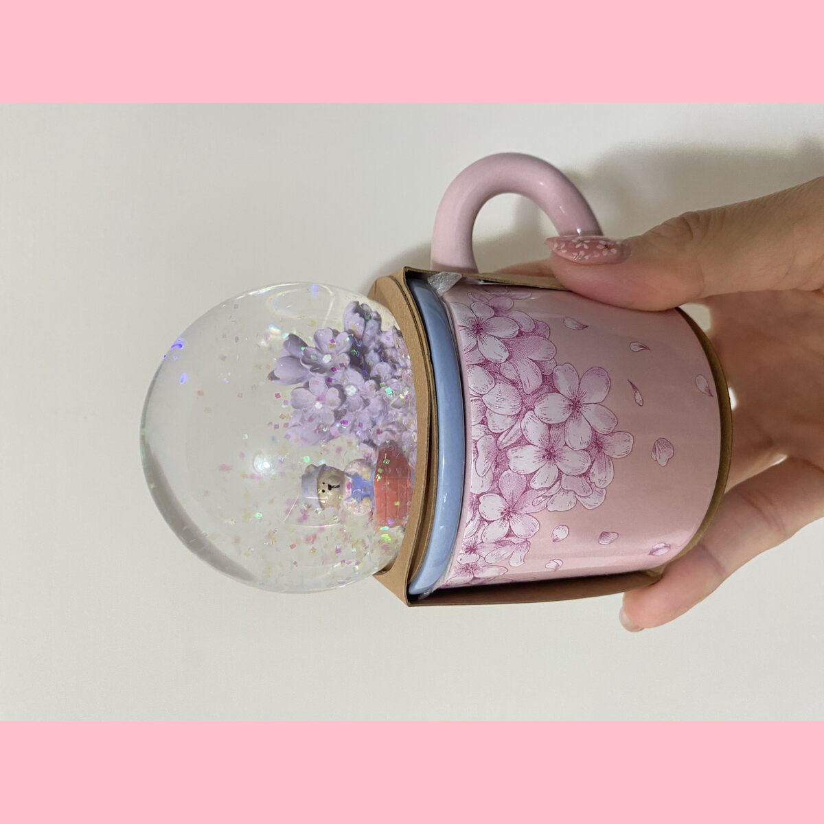 Starbucks Taiwan 2024 Sakura series crystal ball mug 89ml , only ship to US and MX except for HI AK