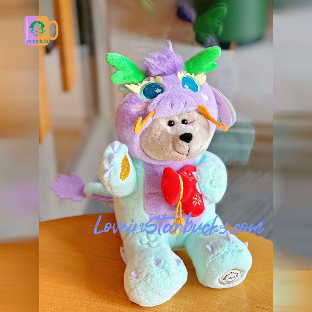 Starbucks China 2024 Dragon new year Dragon Electronic bear bearista doll with Sound Capability