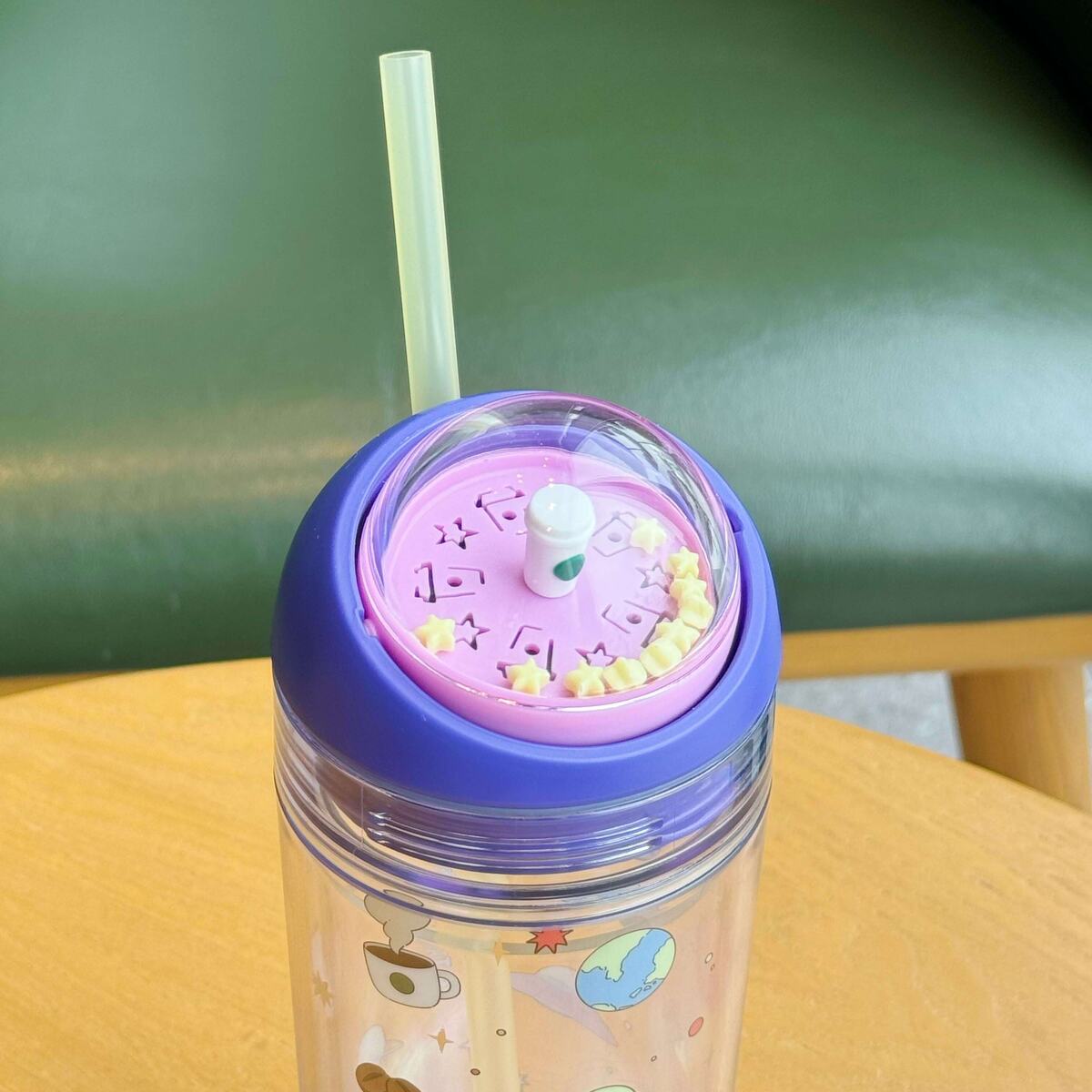 Starbucks China 2024 Summer Night Sky Series Plastic straw cup 355ml