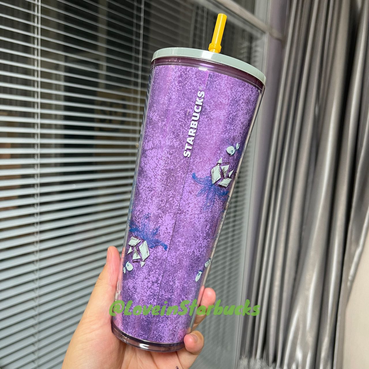 Starbucks purple Venti cup