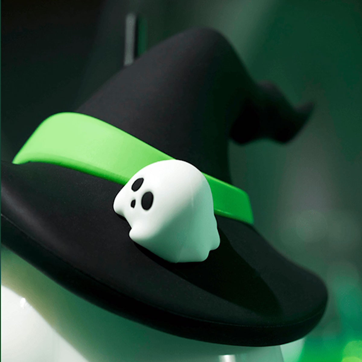 HOT Starbucks China 2024 Halloween Green Ghost online Glass straw cup 835ml