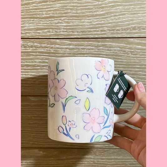 Starbucks Taiwan 2024 Sakura series cold discoloration mug 473ml