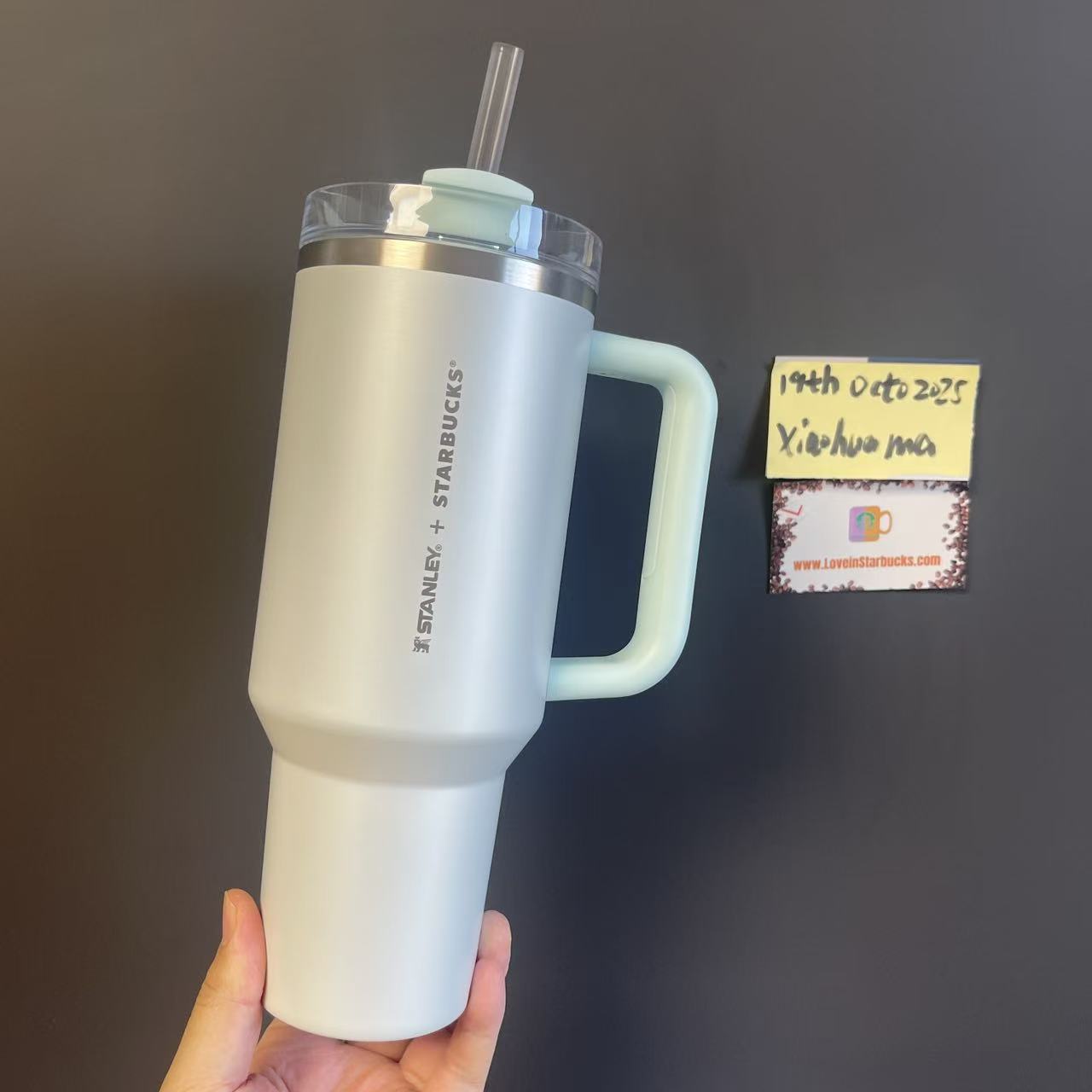 Tiny dent Starbucks Stanley stainless steel cup 40oz