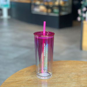 Starbucks China 2024 Dopamine Series pink glass 532ml