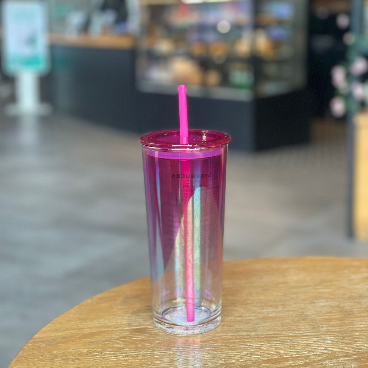 Starbucks China 2024 Dopamine Series pink glass 532ml