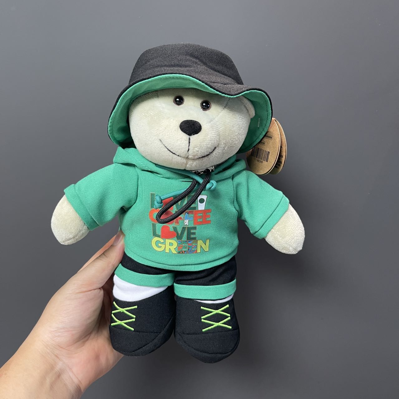 Starbucks China 2024 Coffee grounds and Lively green bearista doll