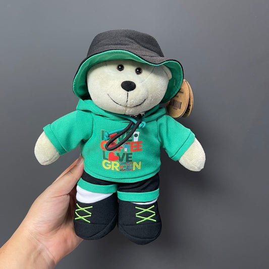 Starbucks China 2024 Coffee grounds and Lively green bearista doll