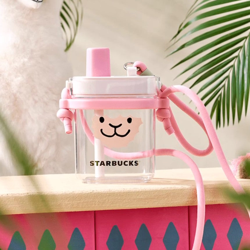 Starbucks China 2024 online Alpaca series pink plastic cup 740ml