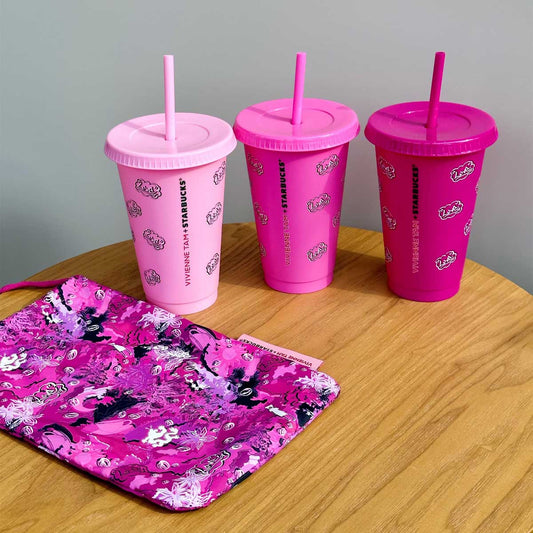 Starbucks China x VIVIENNE TAM  co-brand series reusable straw cup