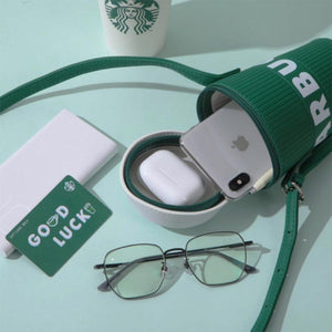 Starbucks 2023 China Fresh Mint and Green Classic crossbody bags