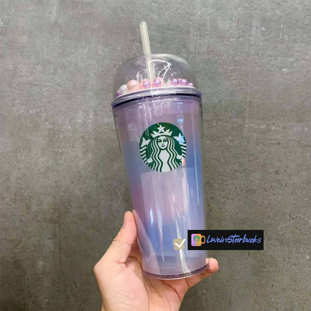 Starbucks Hong Kong and Macao 2024 Sakura series Marshmallow straw cup 473ml