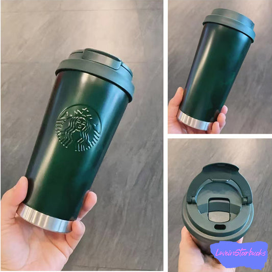 Starbucks China 2024 new core series green Stainless steel cup 473ml