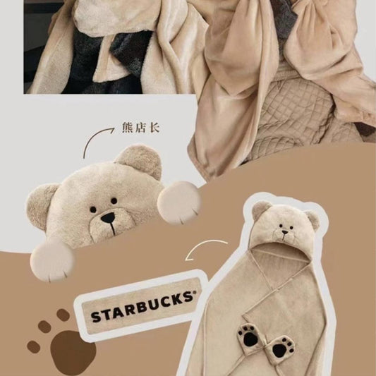 Starbucks China 2023 Winter Blanket Bearista Edition