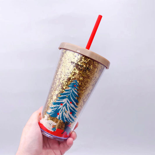 Starbucks Taiwan gold Grande cold cup 473ml