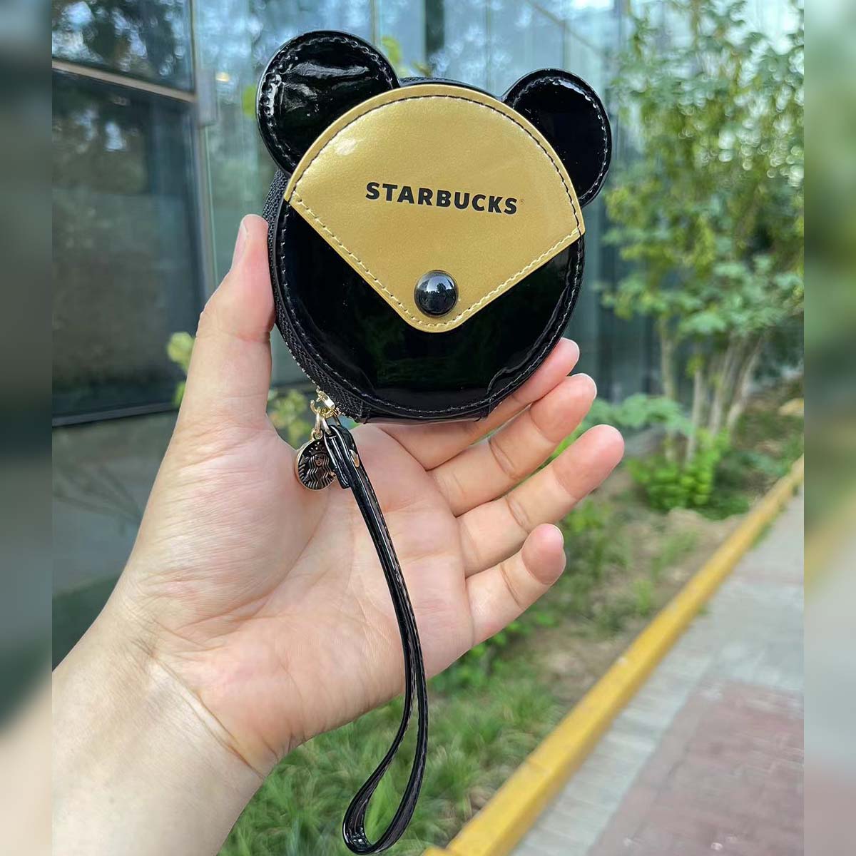 Starbucks China Black Mickey Coin purse