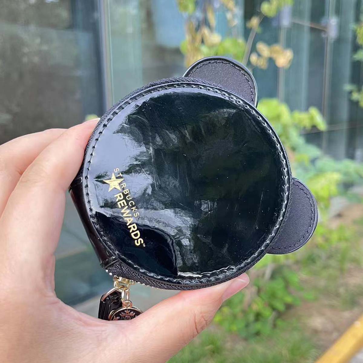 Starbucks China Black Mickey Coin purse