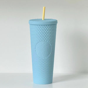 pre-order Starbucks China 2024 online Alpaca series blue studded straw cup 24oz