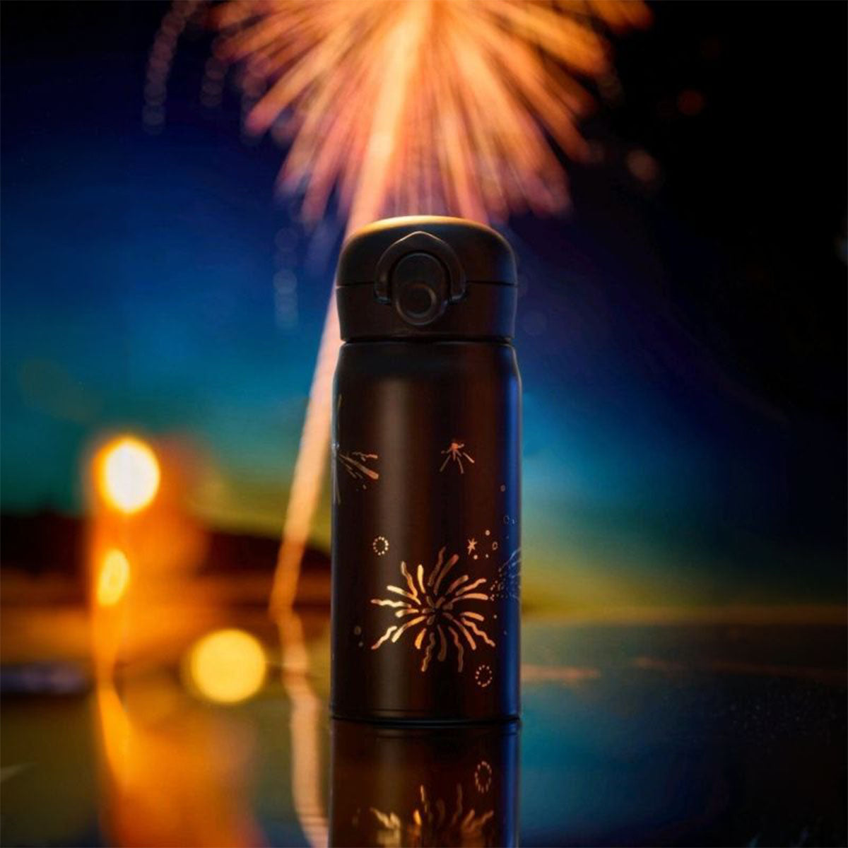 Starbucks China 2024 Winter Fireworks Stainless steel cup 350ml