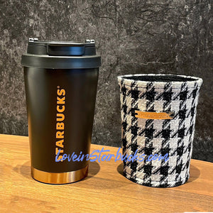Starbucks China 2023 Thousands of bird plaid stainless steel cup 355ml