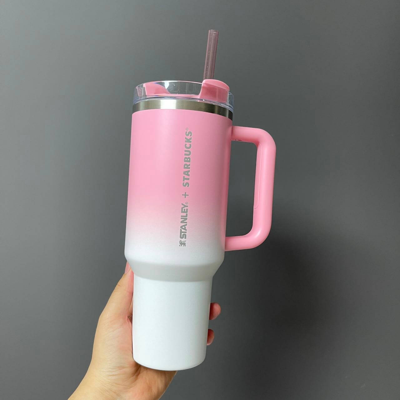 Starbucks Philippines 2024 Ombre sweet peach pink stainless steel cup 40oz