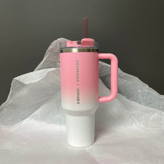 Starbucks Philippines 2024 Ombre sweet peach pink stainless steel cup 40oz