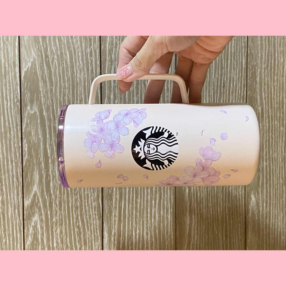 Starbucks Taiwan 2024 Sakura series Stainless steel cup 503ml