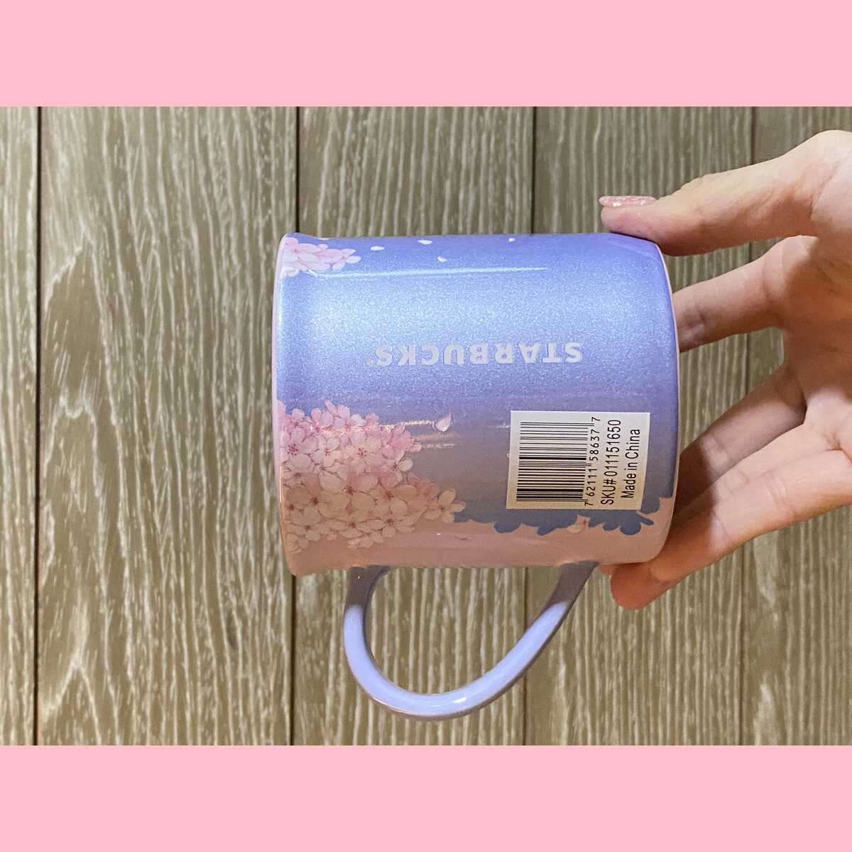 Starbucks Taiwan 2024 Sakura series purple pink mug