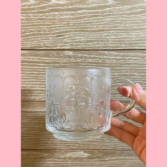 Starbucks Taiwan 2024 Sakura series clear mug 400ml