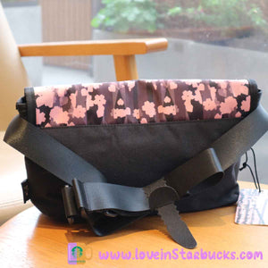 Starbucks Tumbler 2023 Reserve Artist Collection Limited Edition Cool Black and Pink Sakura messenger bag