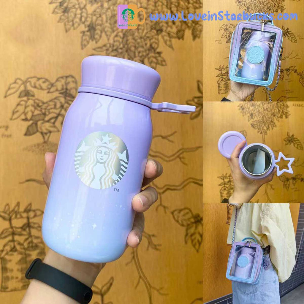 Starbucks tumblers 2021 China Dream star vacuum cup with bag 350ml