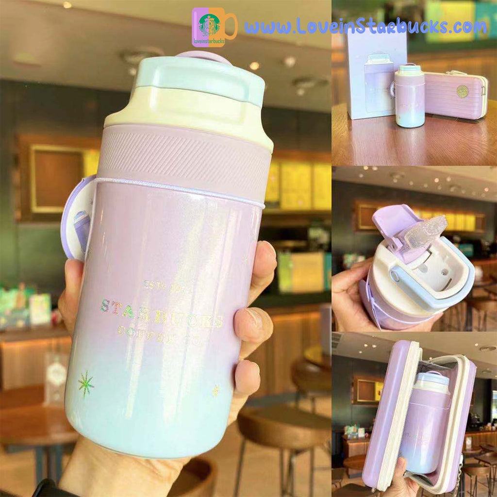 Starbucks tumblers 2021 China Dream star Kambukka Stainless steel straw cup with bag 280ml