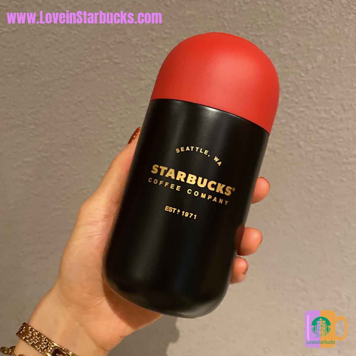 Starbucks tumblers China 2020 Xmas Stainless steel cup with bag 220ml