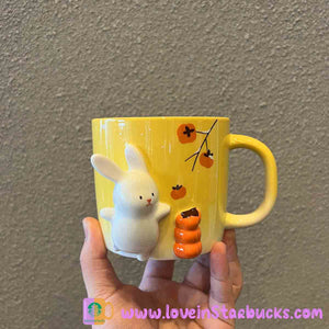 Starbucks tumblers China 2023 Lucky Rabbit new year Snow bunny mug 355ml
