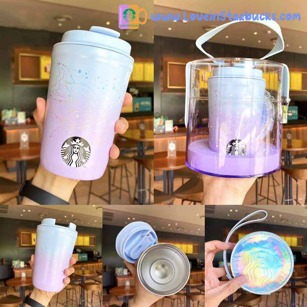 Starbucks tumblers 2021 China Dream star Colorful Star Stainless Steel Cup 355ml