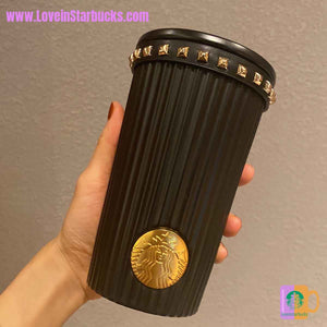 Starbucks tumblers China 2020 Xmas Rivet double-layer mug 355ml