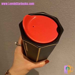 Starbucks tumblers China 2020 Xmas Black gold cut double-layer mug 355ml