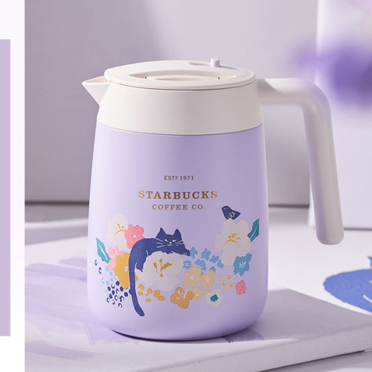 Starbucks tumbler China 2023 mystic purple series Stainless steel kettle 1000ml