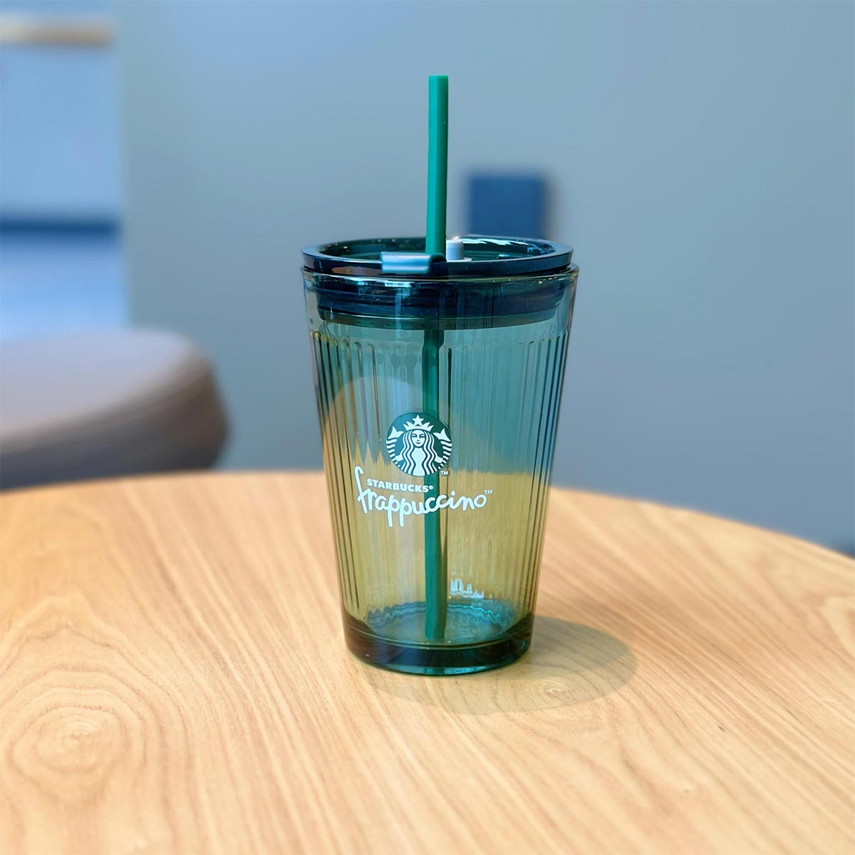 Starbucks China Enjoy Frappuccino Glass Straw Cup