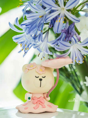Starbucks China 2023 Spring flower-  Kite ,fisherman ,Sakura bear ornament bear doll