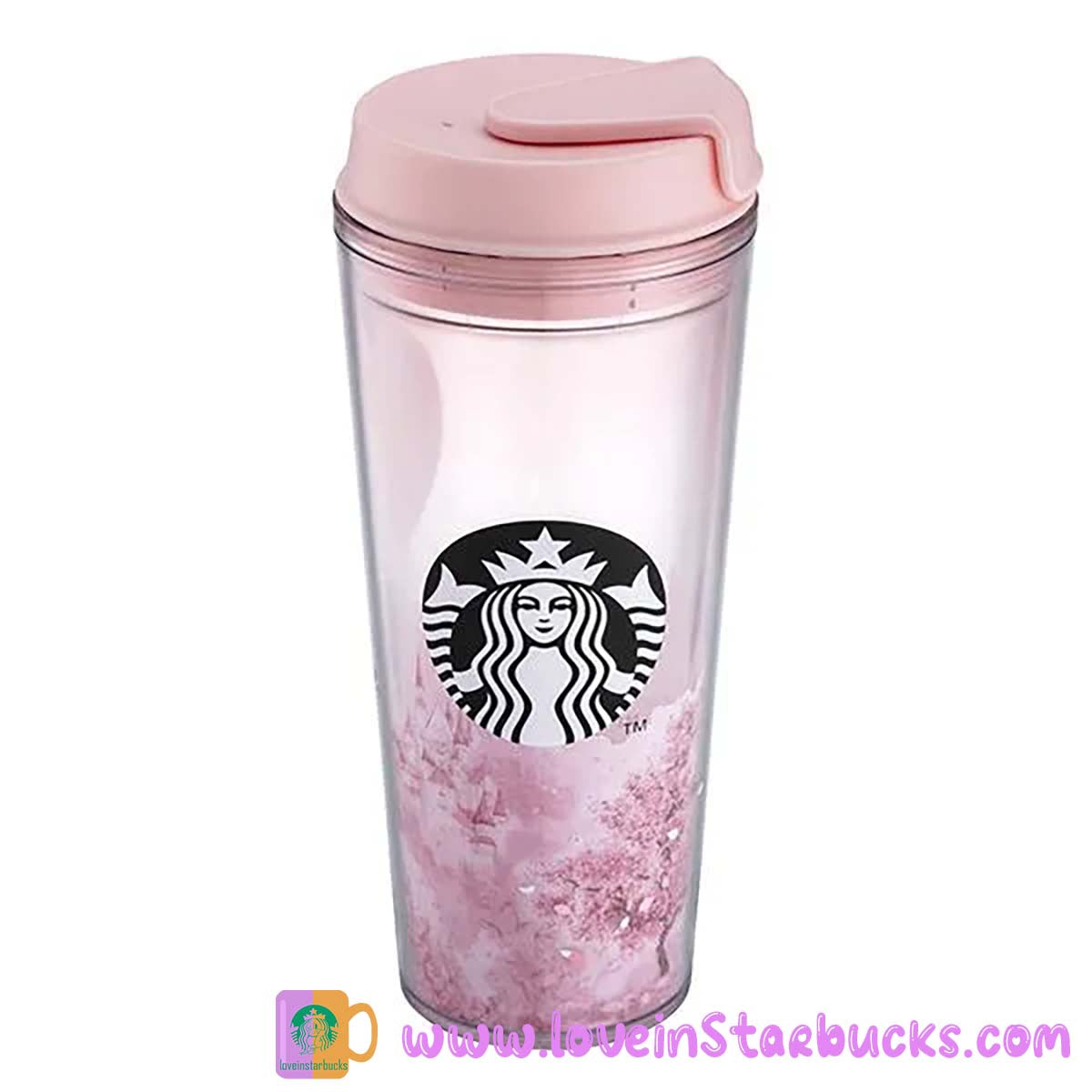 Starbucks Asia 2023 Sakura series -  Cherry blossoms castle cold cup 16oz tumbler