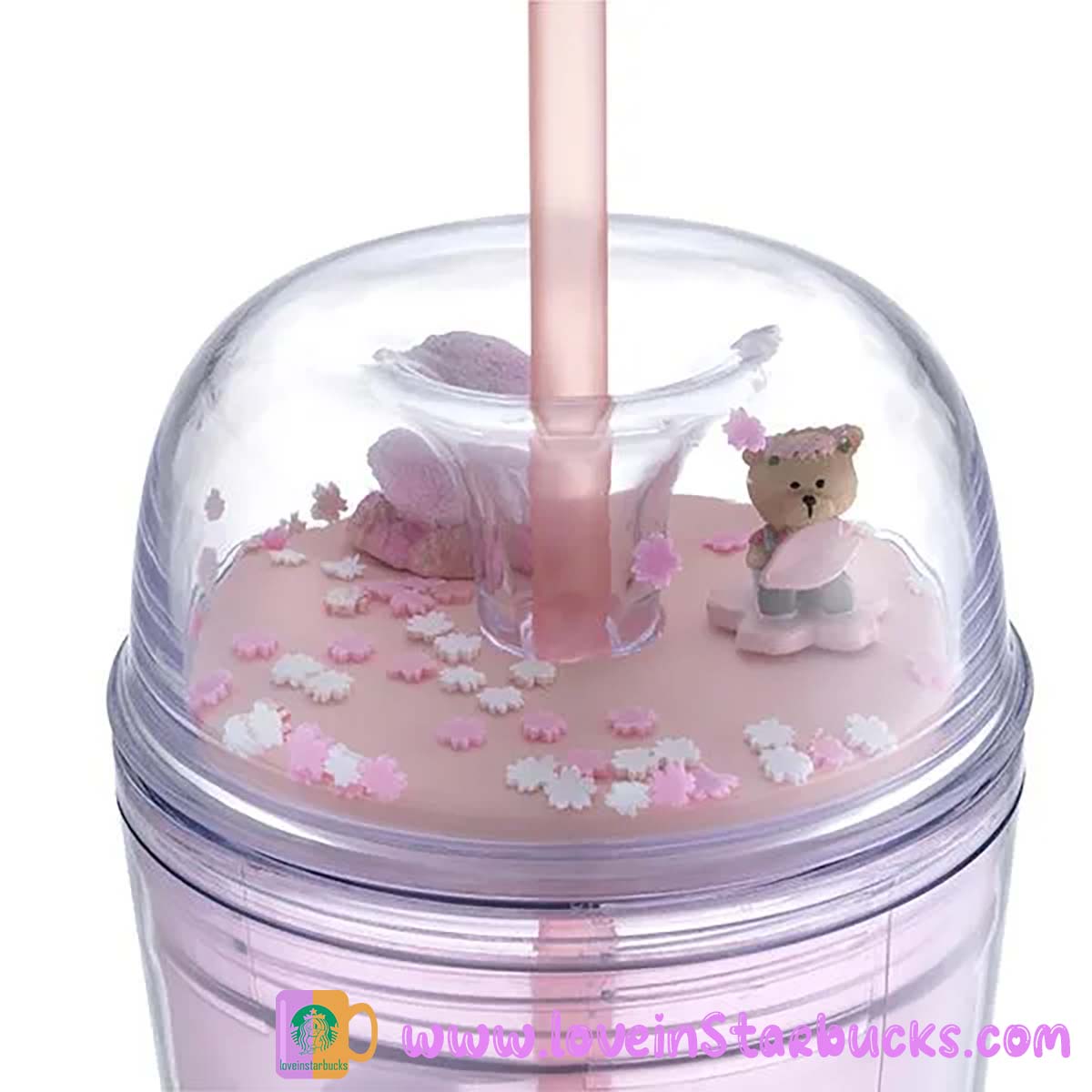 Starbucks Asia 2023 Sakura series Cherry blossoms cold cup 16oz tumb
