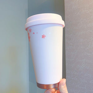 Flawed Starbucks 2022 China Sakura Stainless Steel Travel Cup 370ml -- Flawed -Flawed - loveinstarbucks