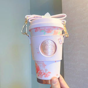 Flawed Starbucks 2022 China Sakura Stainless Steel Travel Cup 370ml -- Flawed -Flawed - loveinstarbucks