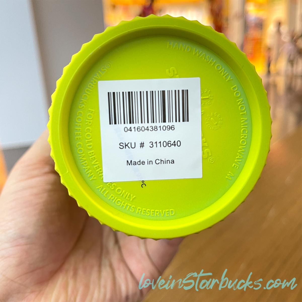 on sale Starbucks Taiwan ombré matte green yellow gradient studded cold tumbler cup 24oz